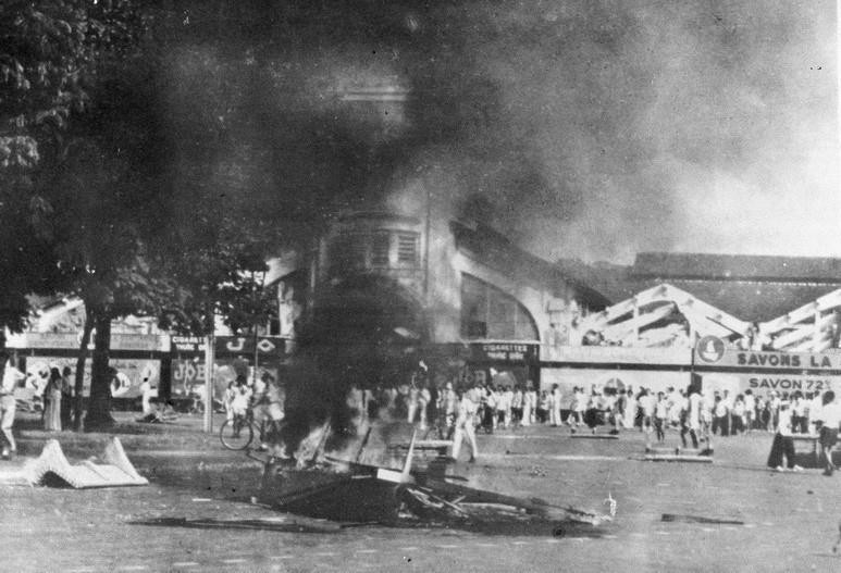 1946年，西贡的全国抗战战场。图自越通社