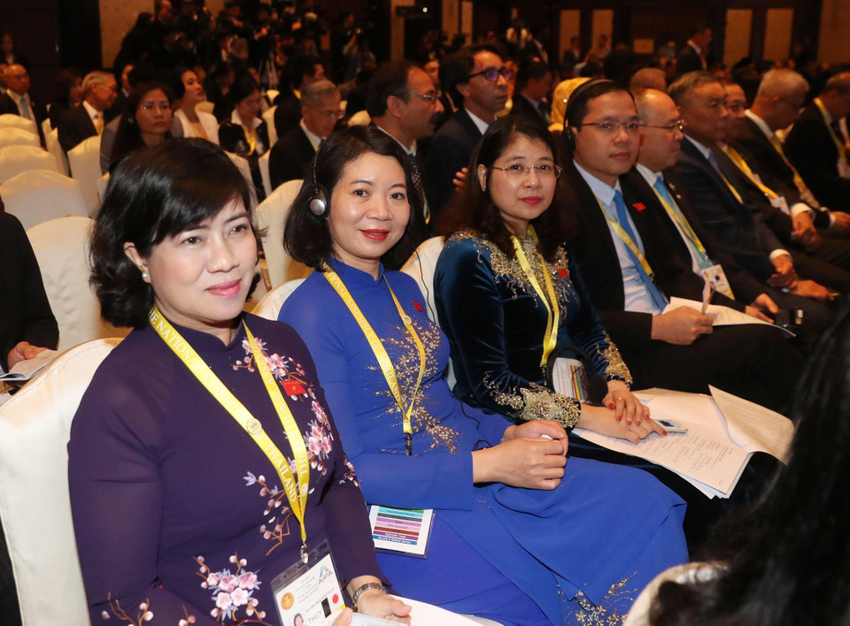 越南代表团。图自越通社