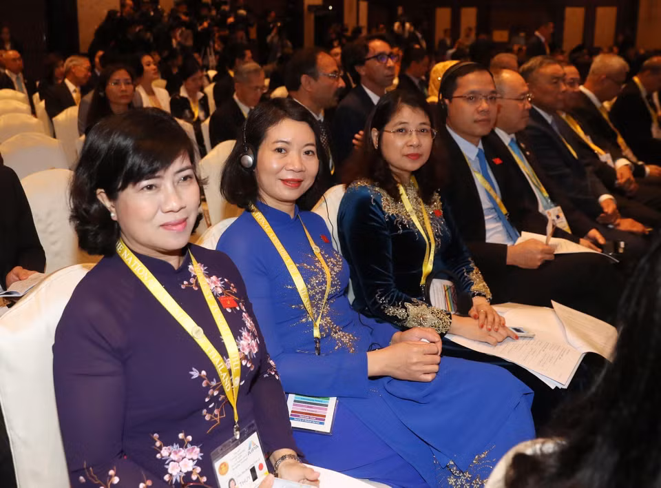 越南代表团。图自越通社