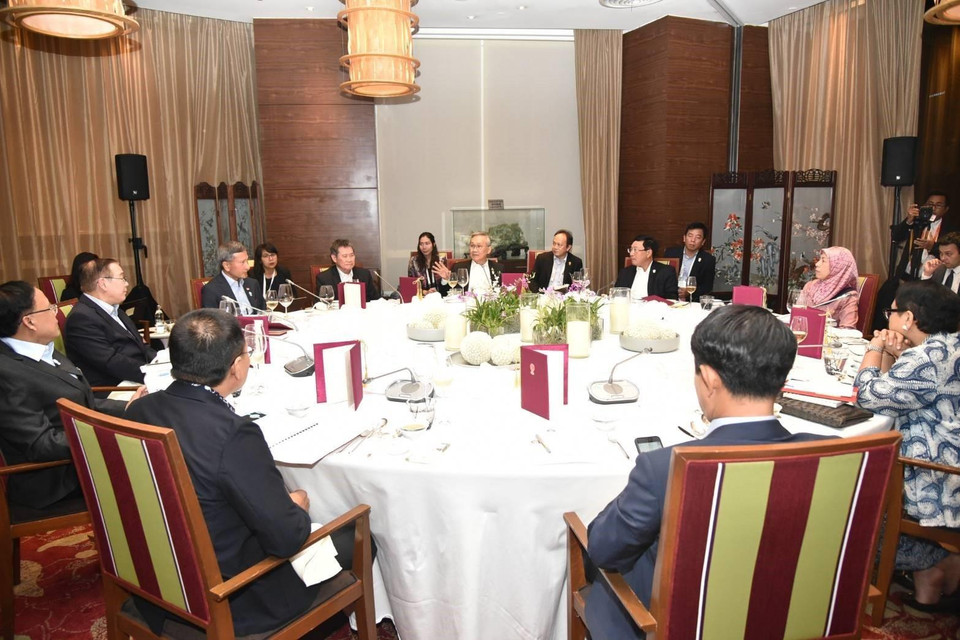 东南亚无核武器区条约委员会会议。图自越通社