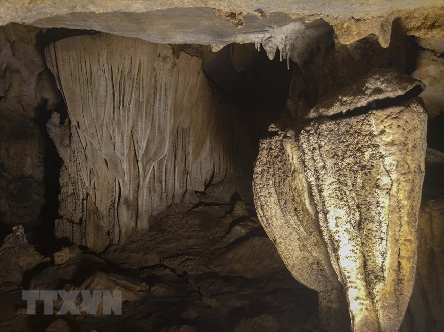 深坤洞穴于数百万年前形成，分为2个主要洞穴。越通社记者春思 摄
