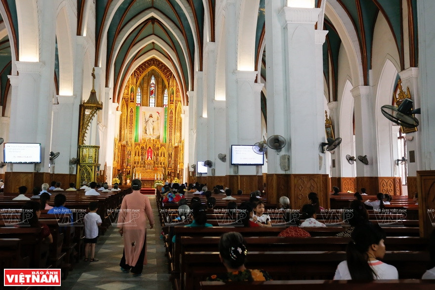 楚建教堂可容纳四五千人。图自越通社/越南画报记者 越强