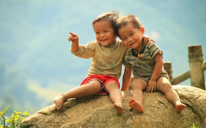 小朋友们的友情。