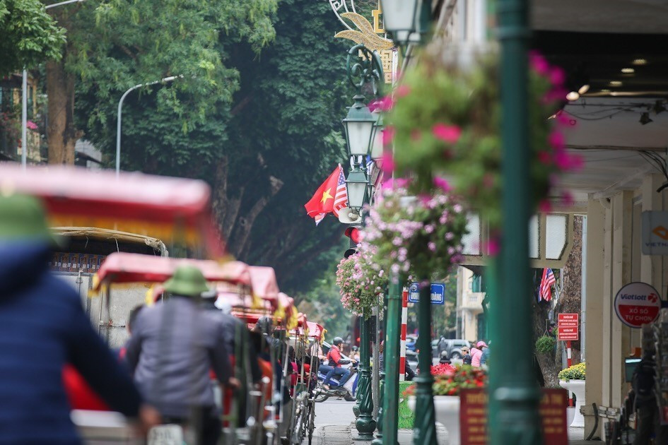 河内市吸引众多国际游客前来观光。图自越通社