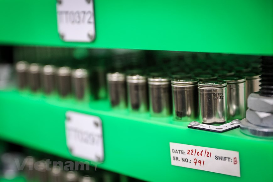 电池就是电动汽车的心脏。图自越通社/Vietnam+