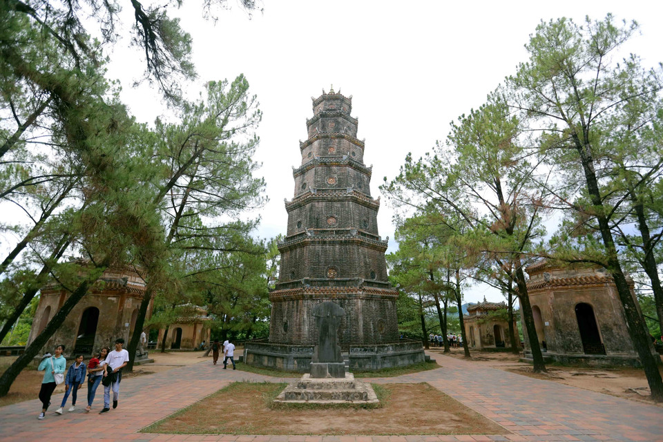 天姥寺风景。越通社记者 日英 摄