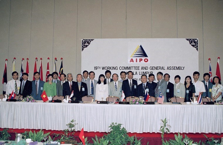 越南国会代表团出席第19届东盟议会联盟大会开幕式。越通社记者春遵摄