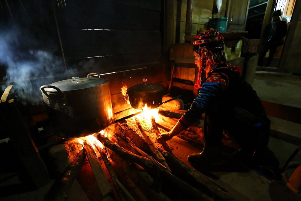 奠边省孟艺县山头（Sín Thầu）乡是哈尼族同胞居住之处。越通社记者 潘俊英 摄