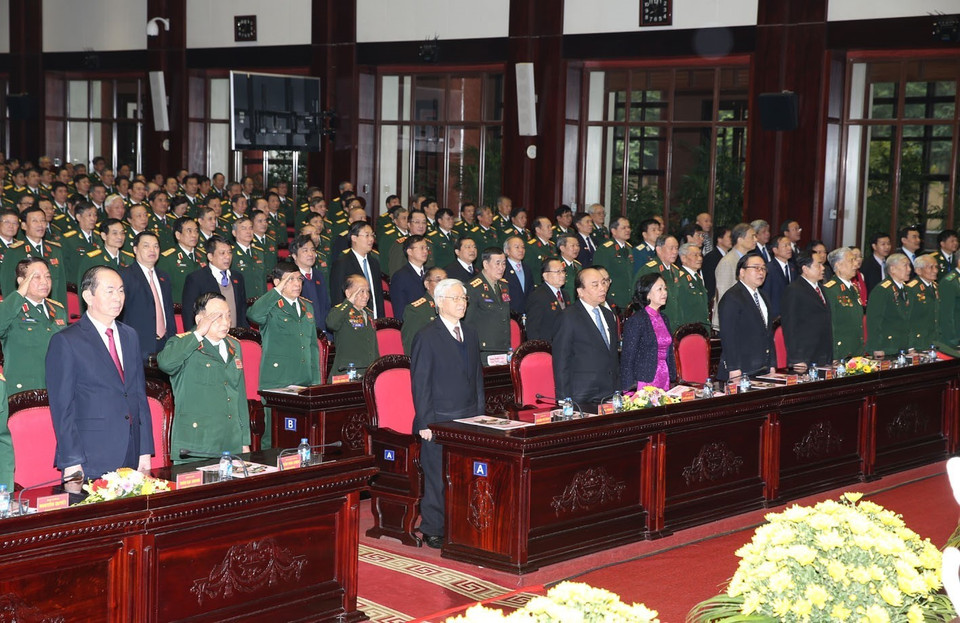 越南老兵协会第六次全国代表大会在河内隆重开幕。越通社记者 智勇 摄