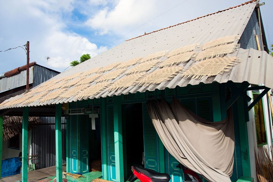 巴廊除了粿条制作传统工艺村之外还有篮子编织和斗笠制作手工艺村，至今已有45多年的历史了。图自Vietnam+