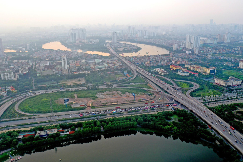 近年来河内市蓬勃发展。图自越通社