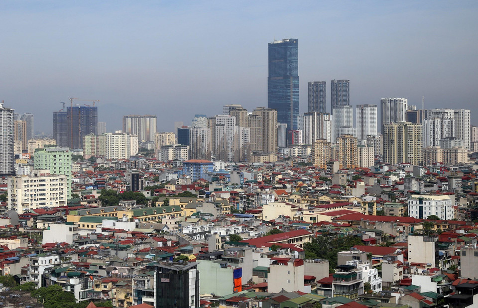 河内纸桥郡的一角。图自越通社