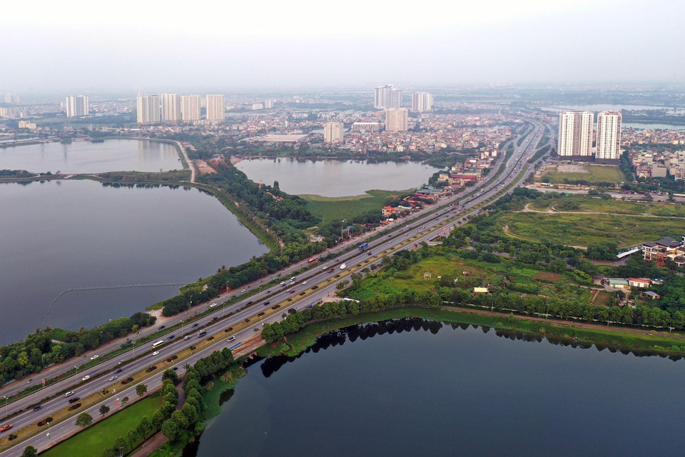 近年来河内市蓬勃发展。图自越通社