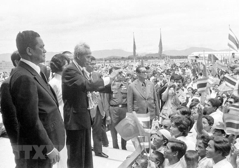 自1978年9月6日至10日，越南政府总理范文同对泰国进行正式访问。这是越泰两国建交以来越南首位高层领导对泰国进行访问。图自越通社
