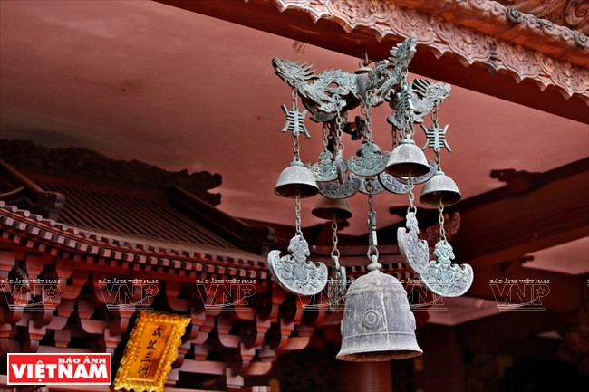 明成寺的风铃。图自越通社