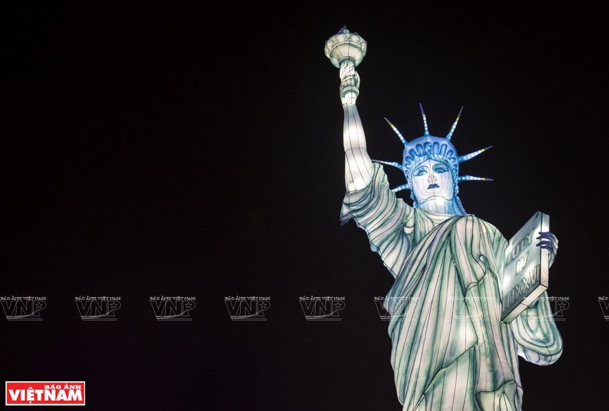 自由女神像。图自越通社