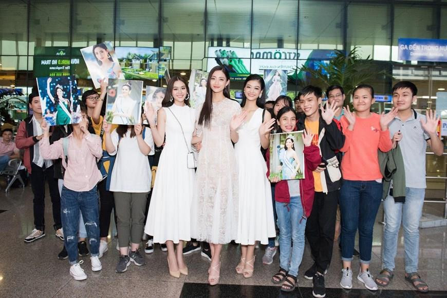 三位佳丽的出现引起了公众的广泛关注。图自2019年越南世界小姐选美大赛组委会