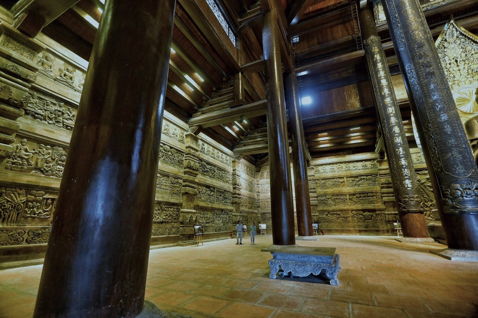 目前，三祝寺被公认为世界最大寺庙。图自越通社