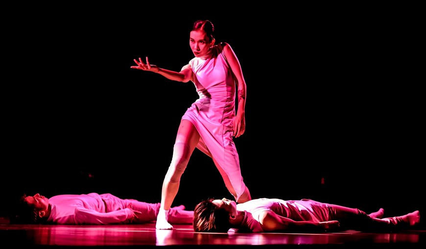 越南舞者精彩的表演、完美的演出令现场观众欢欣不已。图自vietnamplus