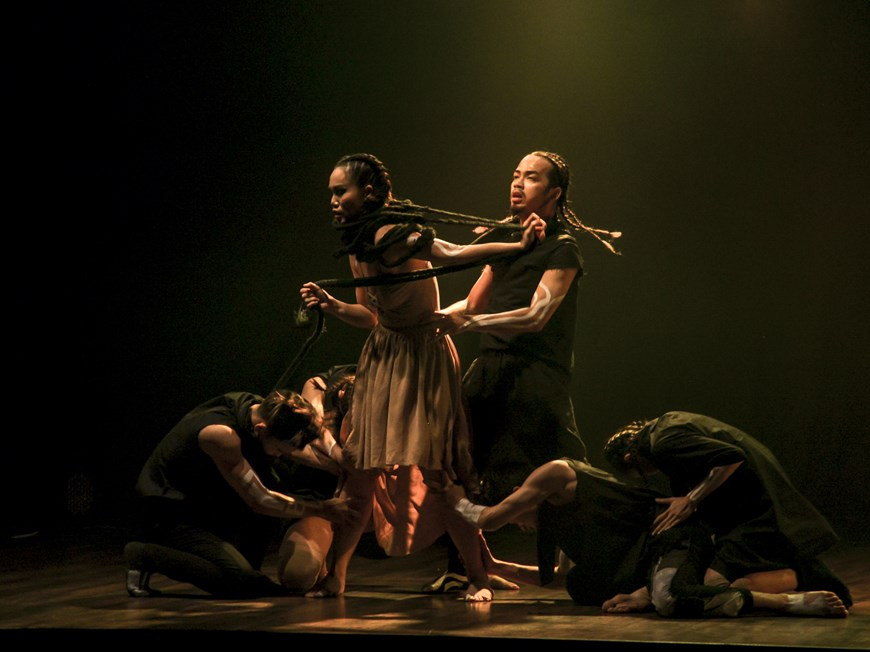 现代舞的独特魅力。图自vietnamplus