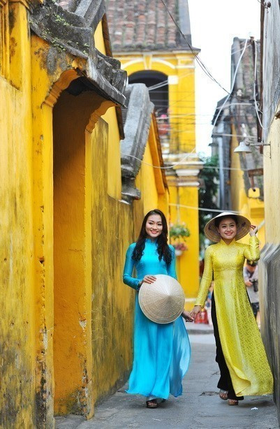 会安古城是颇受国内外游客喜爱的旅游景点。图自越通社