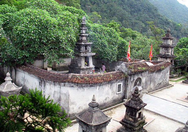 安子遗迹区是越南禅宗佛教中心形成与发展之地。（图片来源：人民报网）