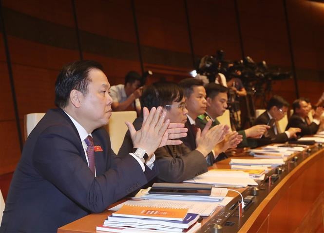 国会代表。越通社记者 统一 摄