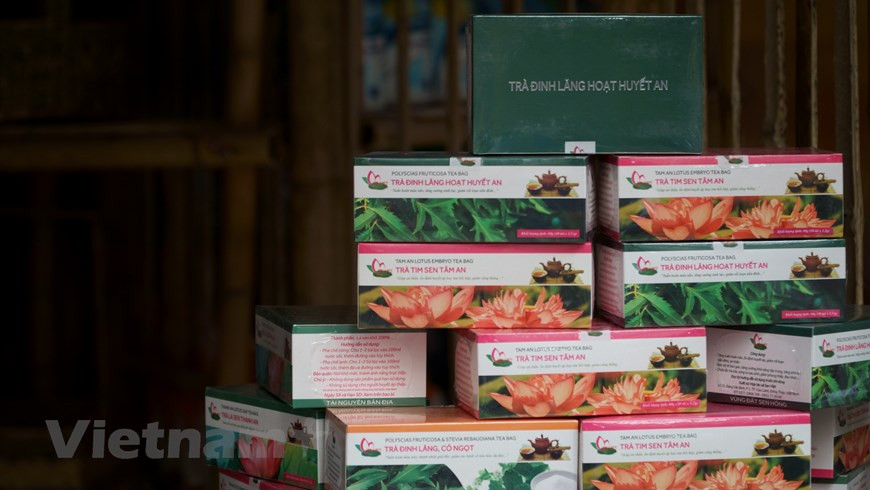 全国许多地方的土特产在此次博览会上展示。图自Vietnamplus