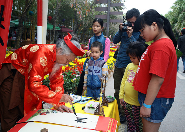 书法街（图片来源：人民报）