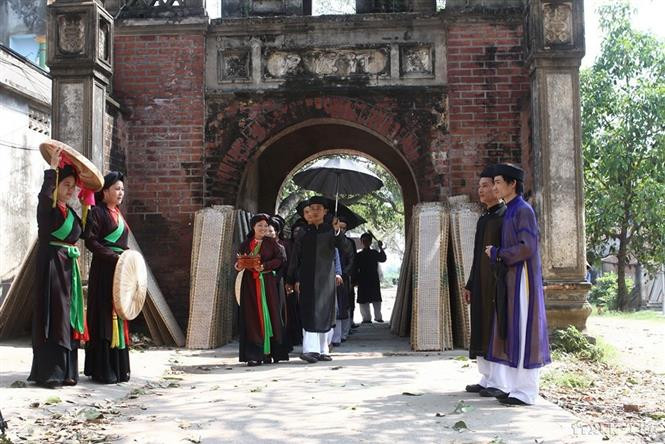 2009年9月30日，官贺民歌被联合国教科文组织列入《人类口头与非物质文化遗产代表作》名录。越通社资料图