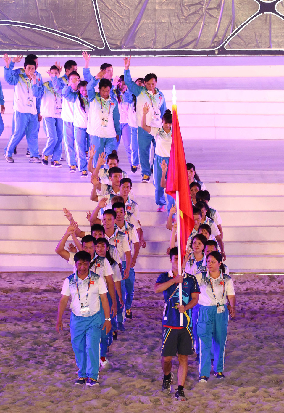 越南体育代表团（图片来源：越通社）