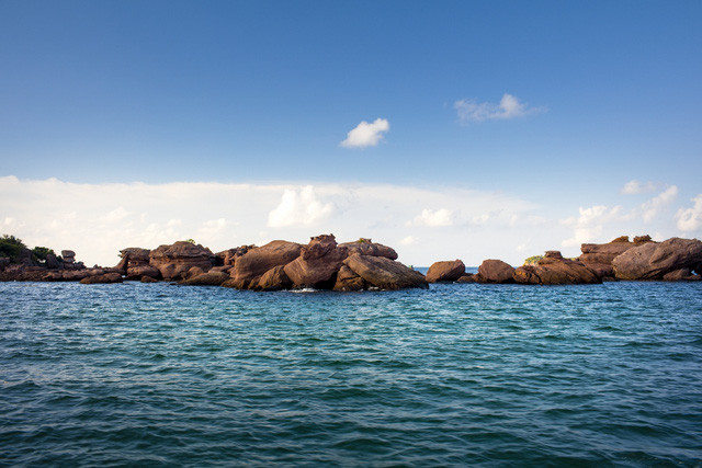 如诗似画的富国岛肯海滩美景。