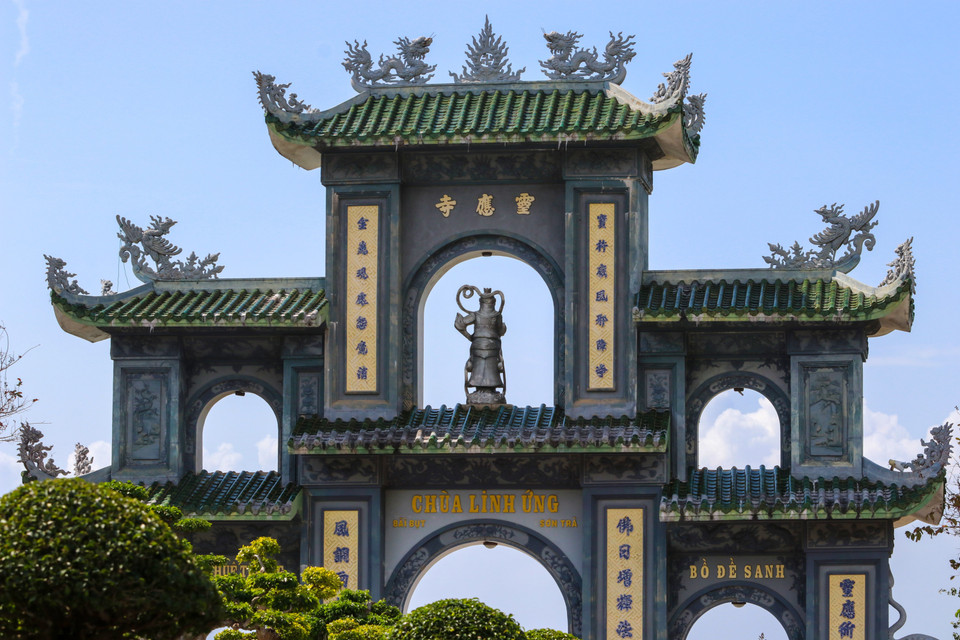 灵应寺群体拥有独特的建筑风格。图自 越通社