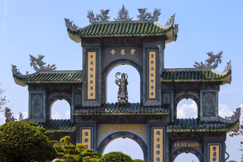 灵应寺群体拥有独特的建筑风格。图自 越通社