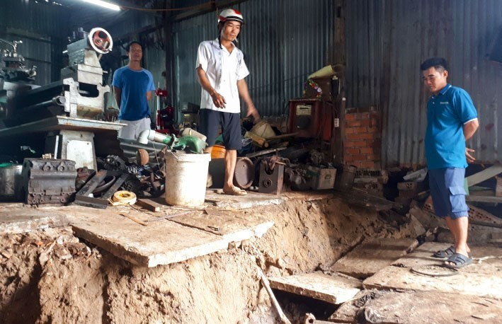 特大暴雨和洪水给金瓯省造成损失。越通社记者 黄势英 摄