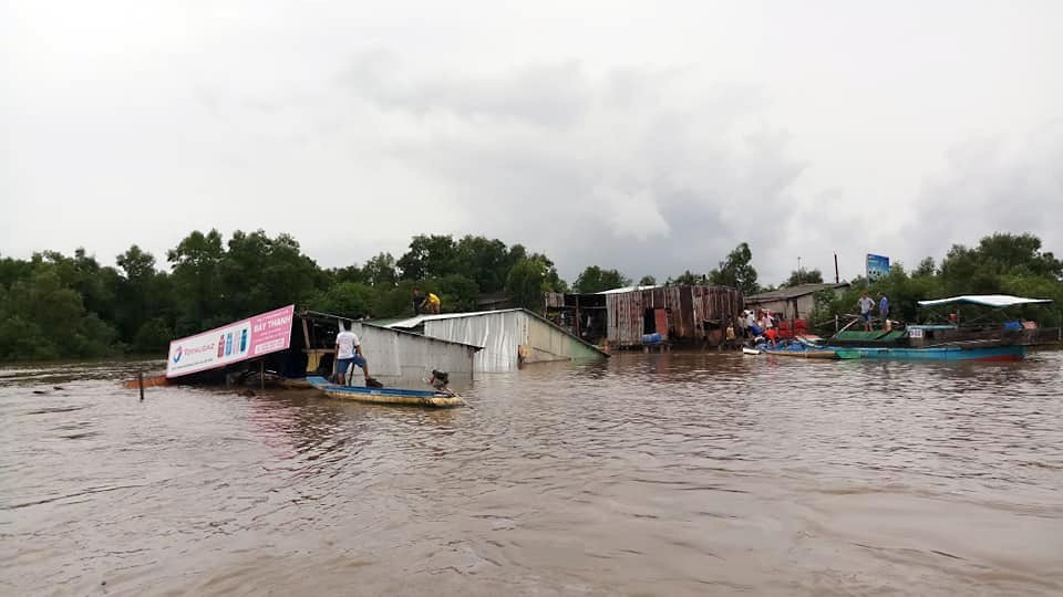 特大暴雨和洪水给金瓯省造成损失。越通社记者 黄势英 摄