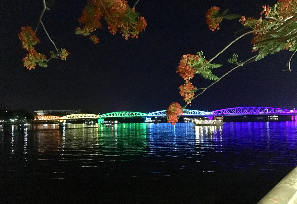 香江夜景 。 越通社记者 国越 摄