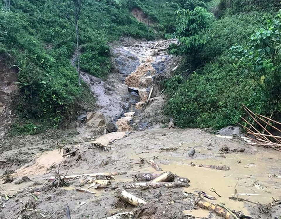 截至8月4日19时，暴雨洪水导致清化省3人死亡，5人受伤，12人失踪。图自越通社