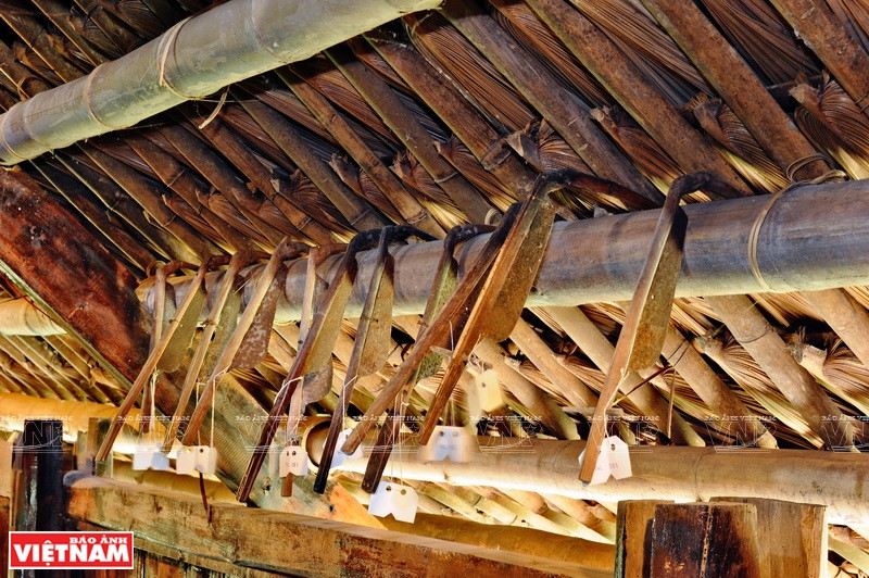 芒族人的农具。越南画报记者 清江/功达 
