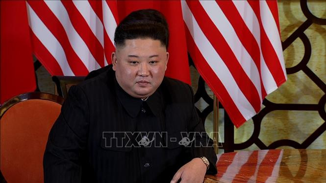 朝鲜最高领导人金正恩。图自越通社