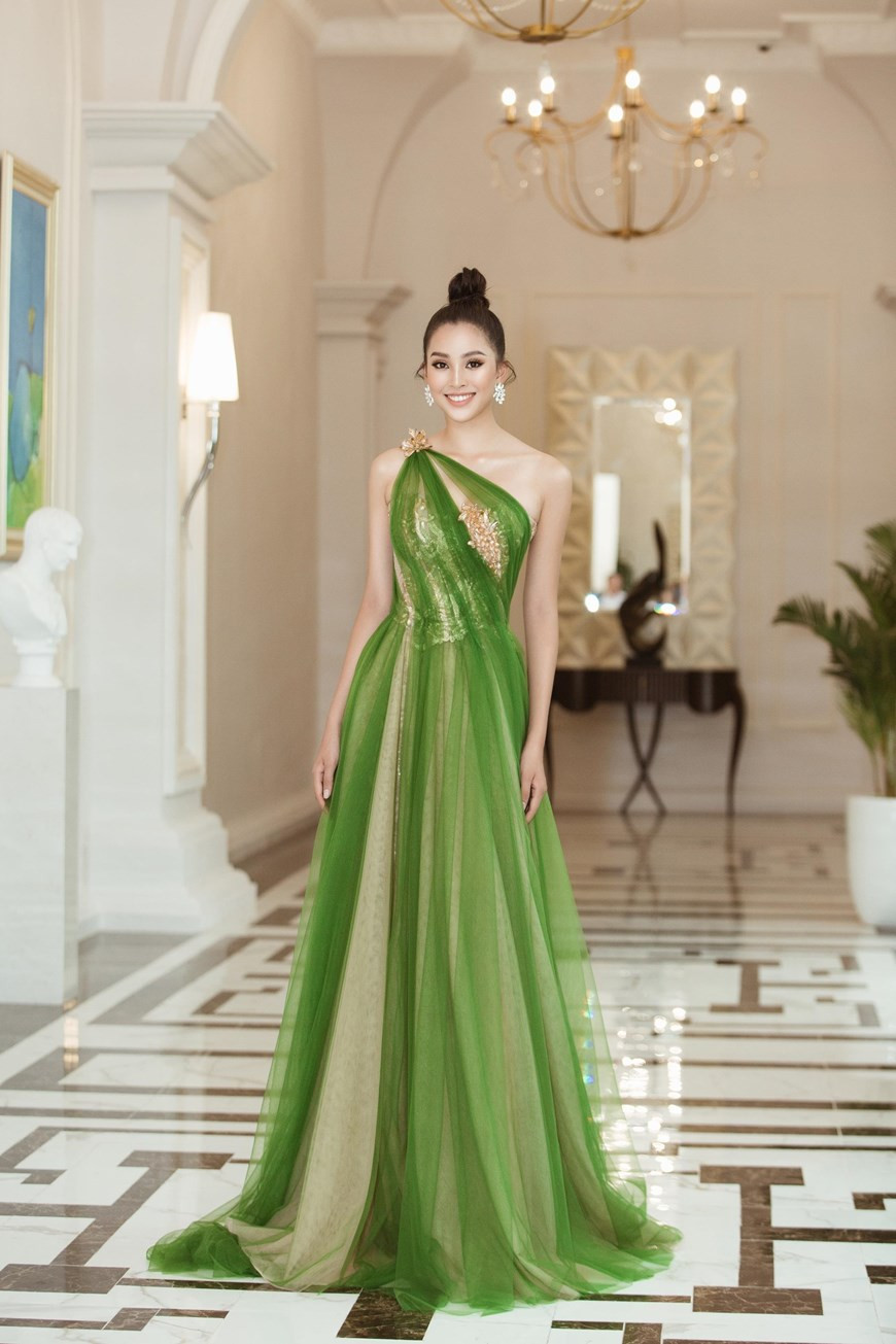 2019年广平洞穴节形象大使——越南小姐陈小薇。图自vietnamplus