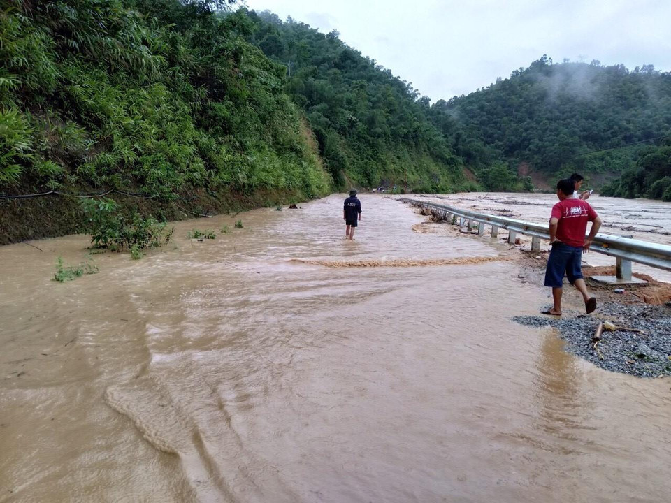 截至8月4日19时，暴雨洪水导致清化省3人死亡，5人受伤，12人失踪。图自越通社