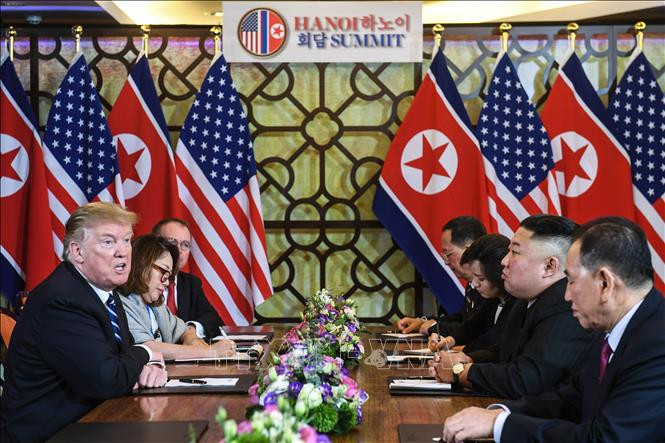 双边扩大会议场景。图自越通社