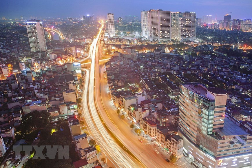 山西—阮廌主干道 越通社记者 仲达 摄