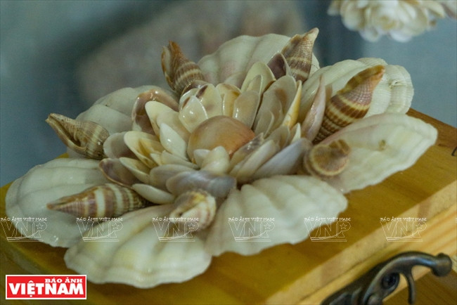 螺壳作品。越通社记者 银河/阮伦