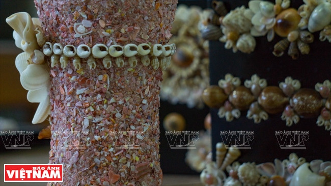 螺壳作品。越通社记者 银河/阮伦