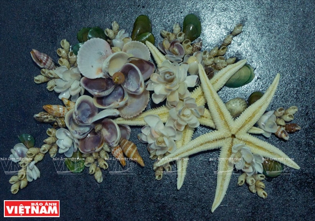 螺壳作品。越通社记者 银河/阮伦