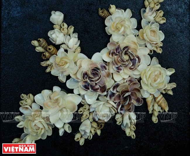 螺壳作品。越通社记者 银河/阮伦