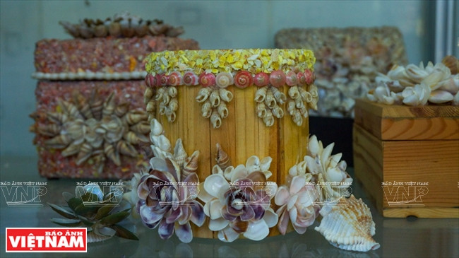 螺壳作品。越通社记者 银河/阮伦