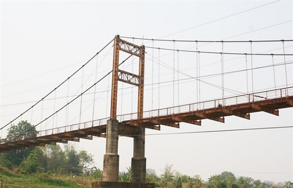 Kon K’lor吊桥。（图片来源：越南快讯网）